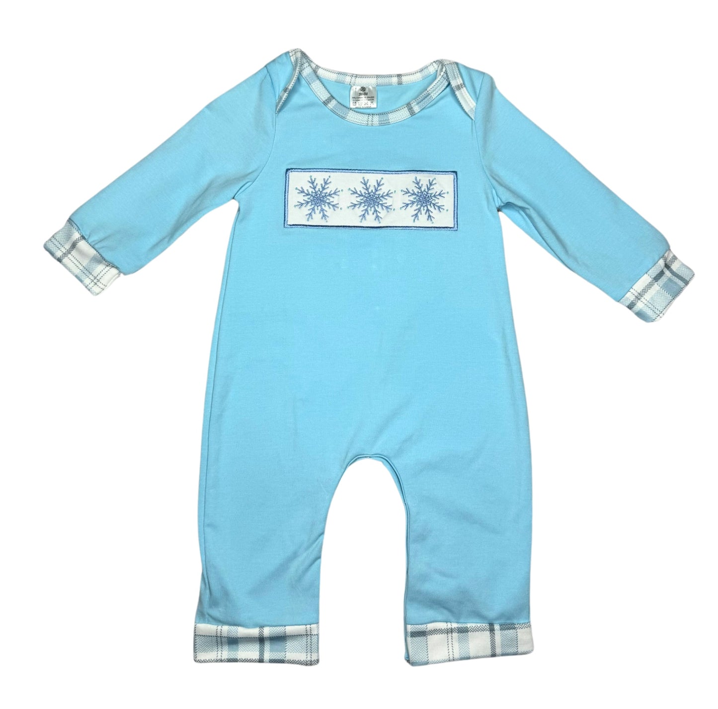 Boys snowflake romper