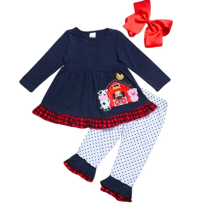 Girls barnyard friends outfit