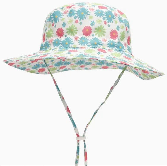 Sun Hat Blueberry Floral