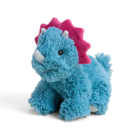 Blue Triceratops Warmies Jr
