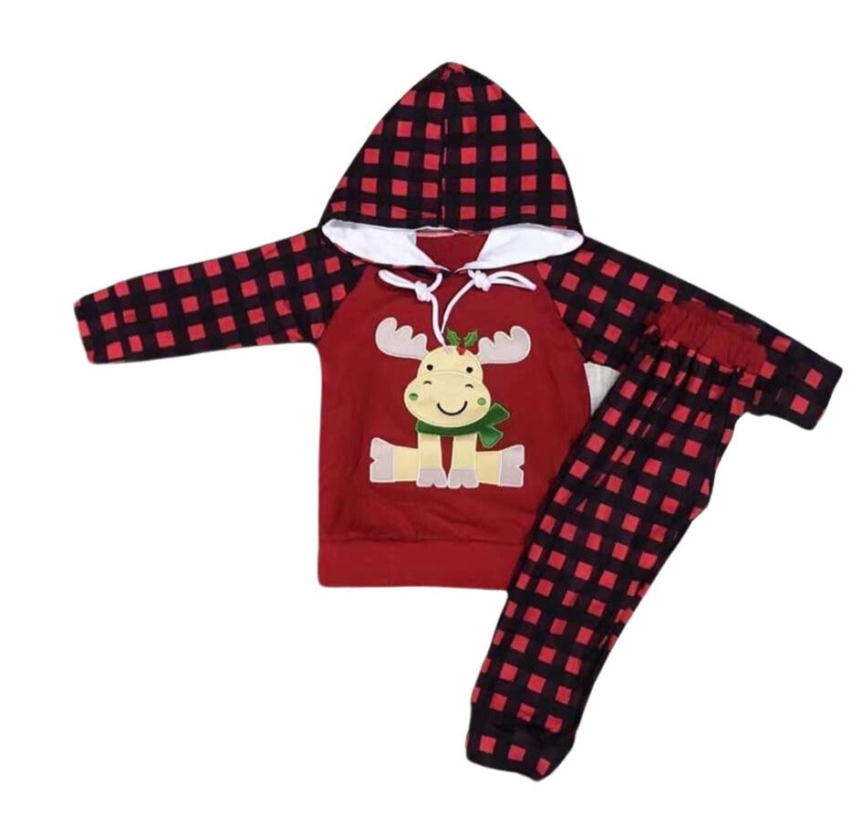 Reindeer Boys 2 pc Outfit