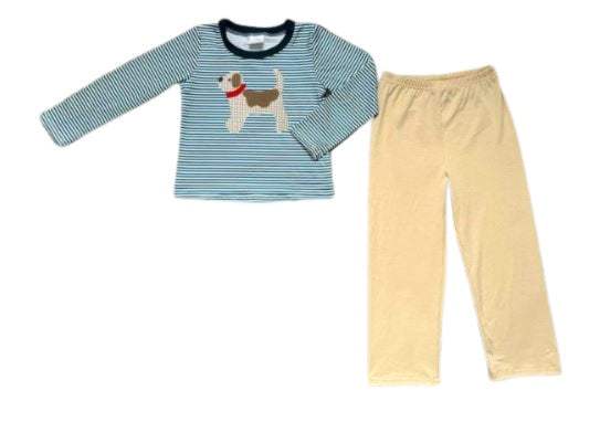 Boys Dog Striped 2pc