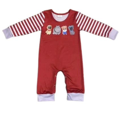 Pixie Puppy Boys Romper