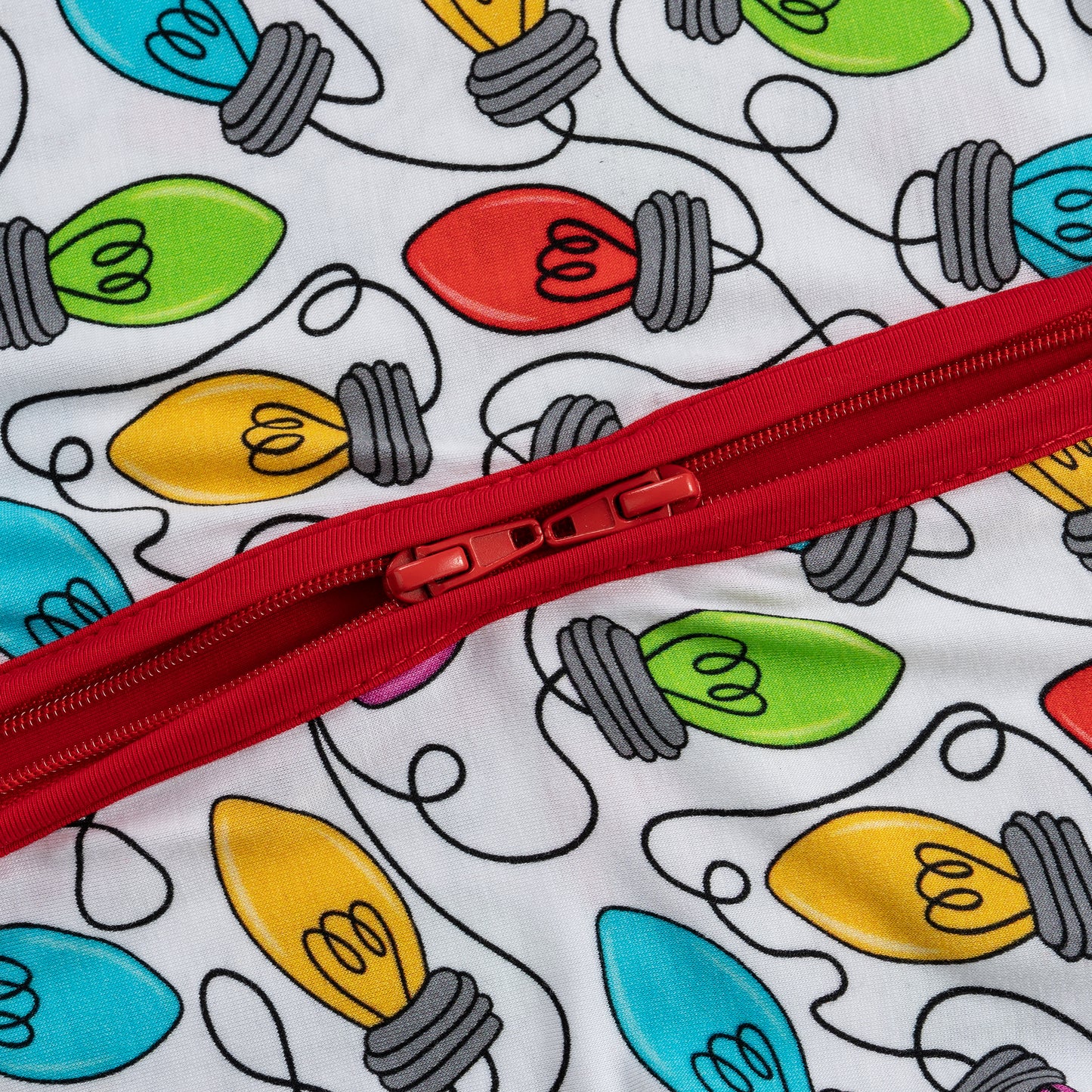 Christmas Lights Bamboo Baby Sleeper