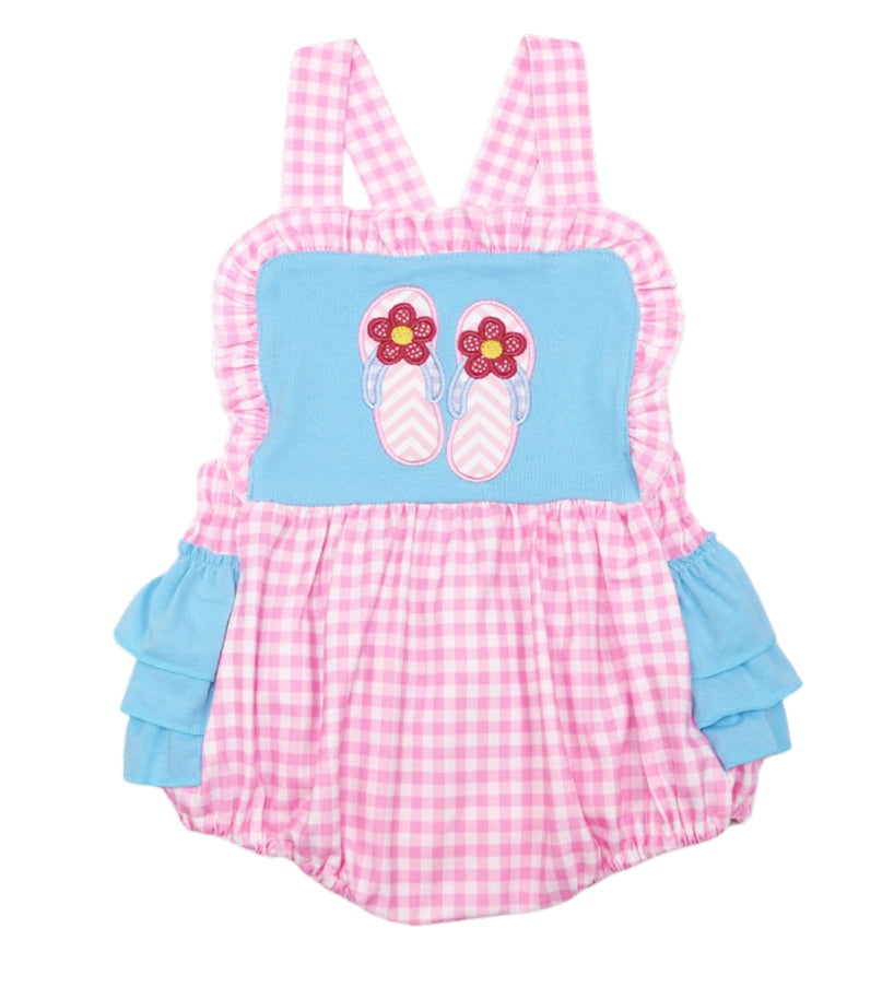 Flip Flop Girls Romper