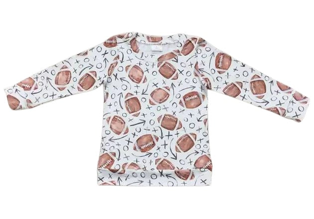 Football Long Sleeve Toddler Shirt