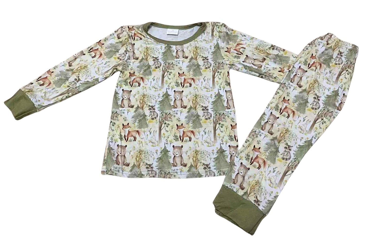 Forest Animal Bamboo 2 pc Pajamas