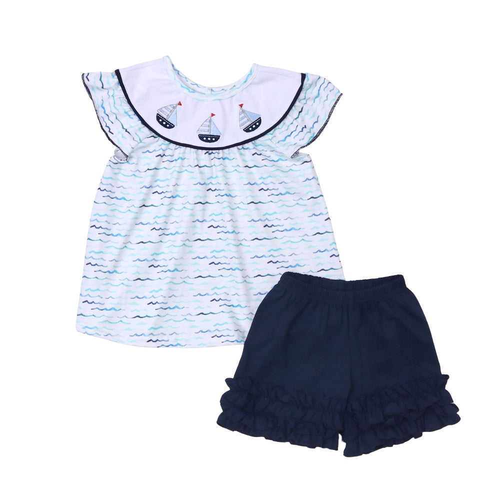 Setting Sail Girls 2 pc Outfit