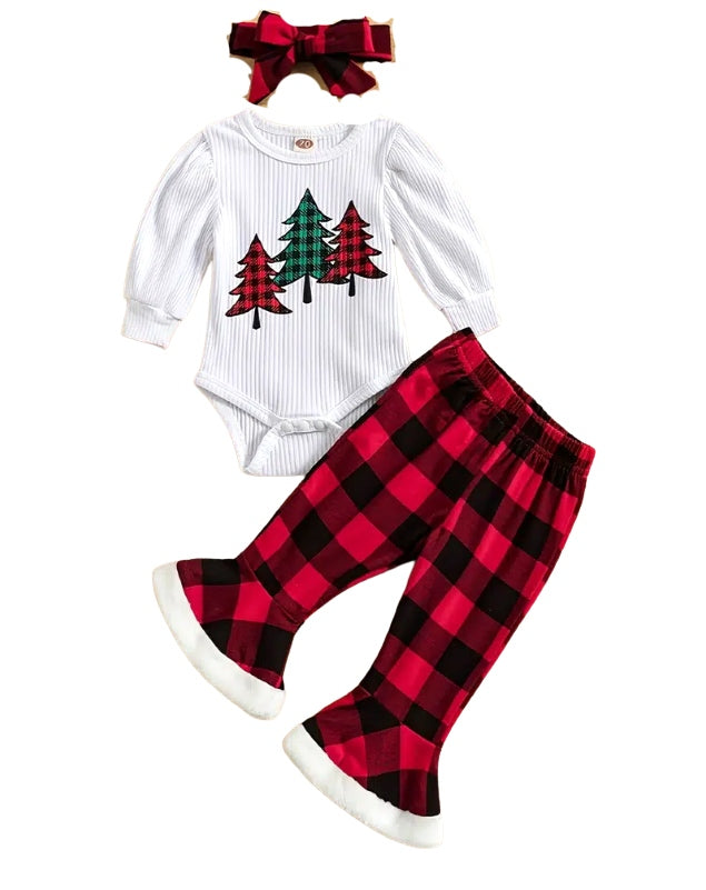 Girls Christmas tree outfit