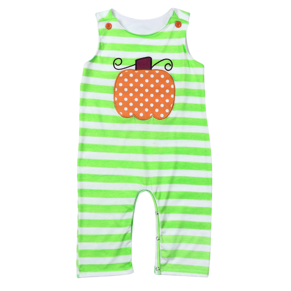 Pumpkin Fun Boys Romper