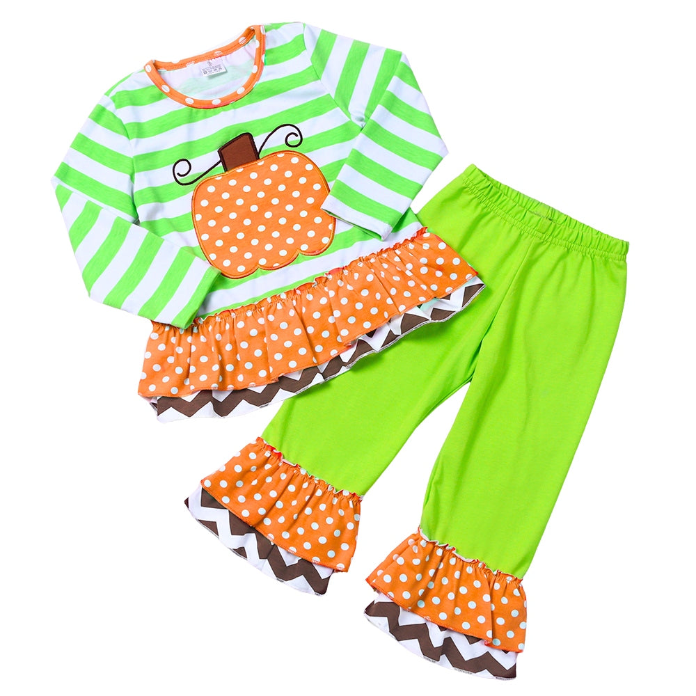 Pumpkin Fun Girls 2 pc Outfit