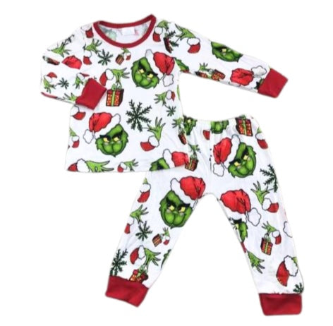 Green Mean Boys Bamboo Pajamas