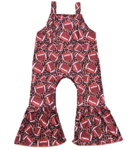 Football Leopard-Print Jumpsuit