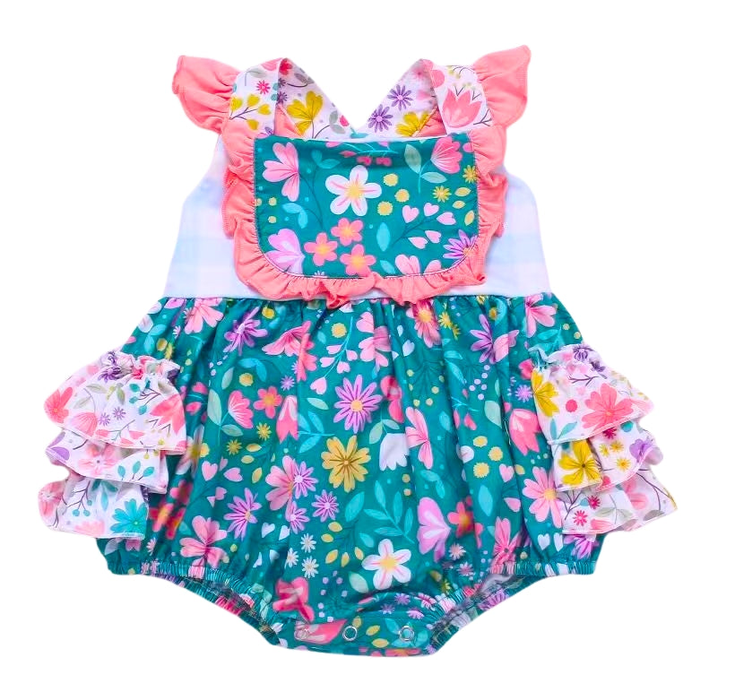 Poppy GIrls Romper