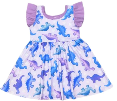 Girls Dinosaur Dress