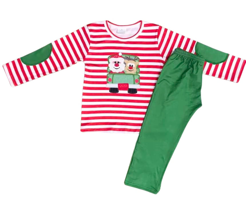 Santa's Travel Buddy 2 pc Outfit