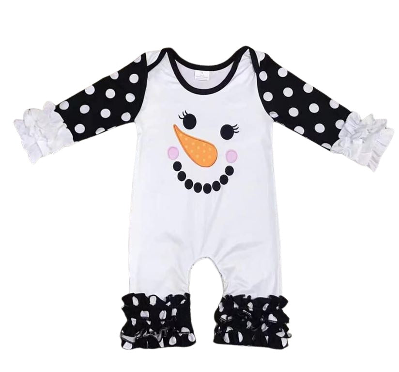 Snowman Party Romper