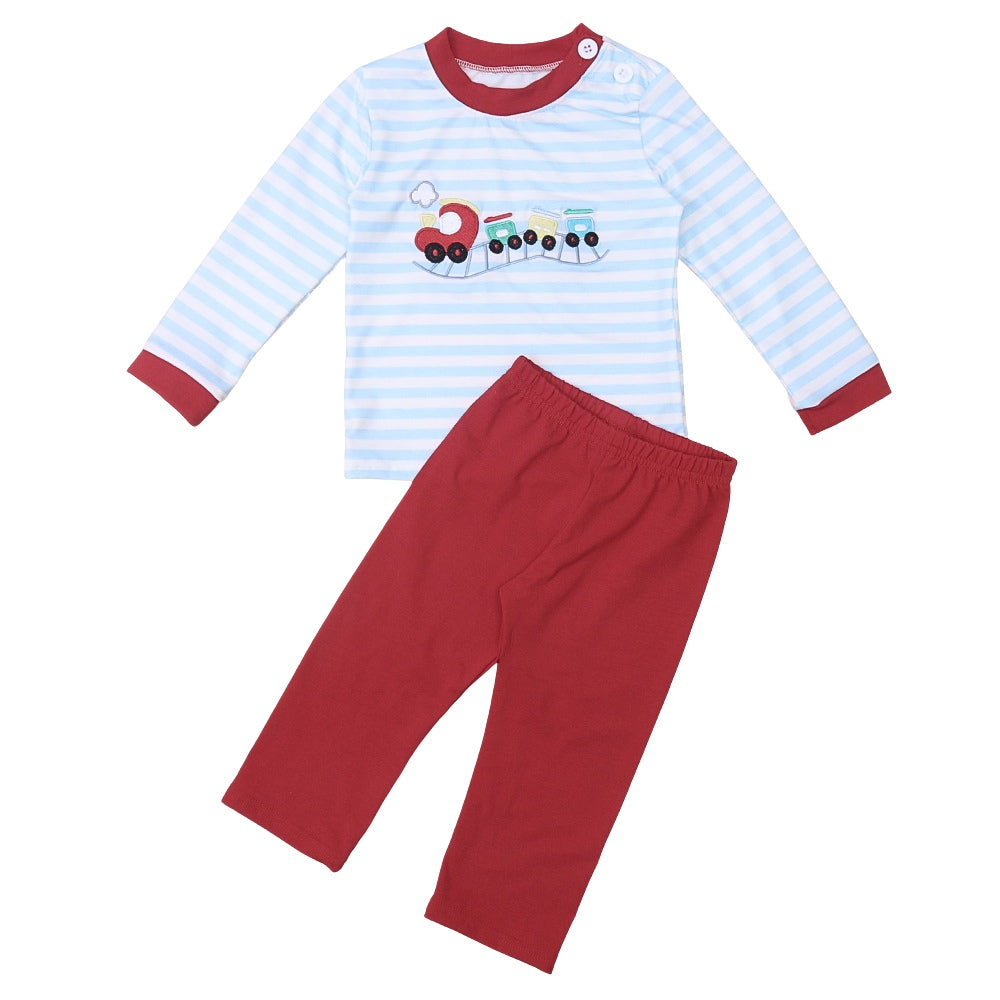 Choo Choo Boys 2 pc Outfit