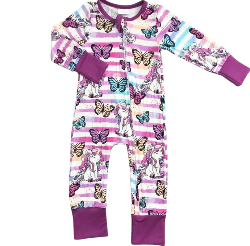 Unicorn and Butterflies Bamboo Sleeper