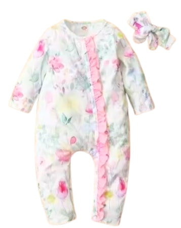 Watercolor Floral Sleeper