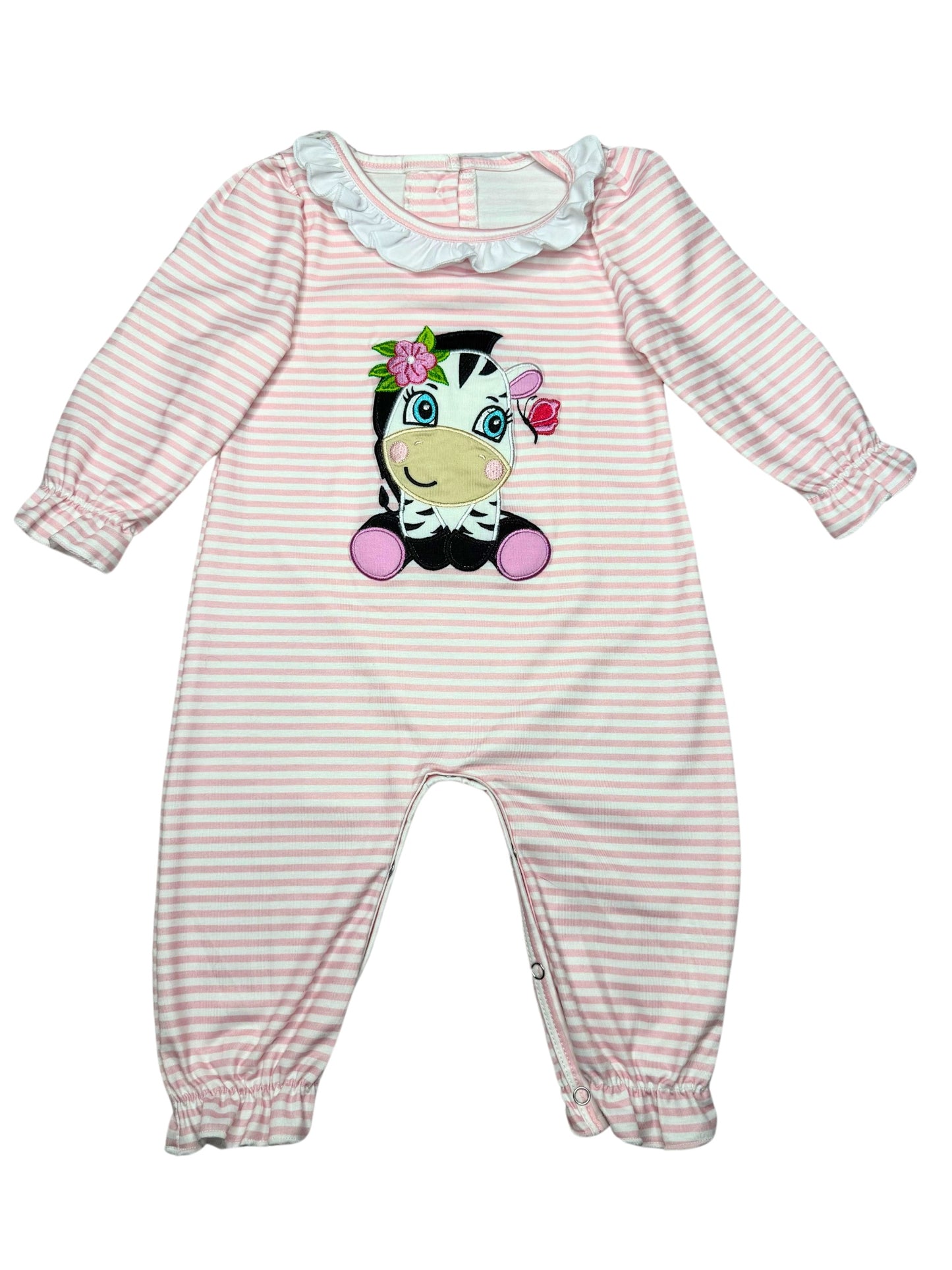 Zeppy Zebra Girls Romper