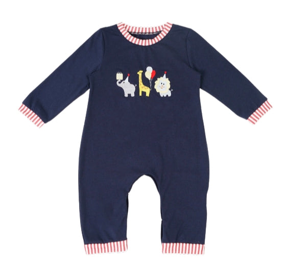 Zoo Birthday Parade Boys Romper