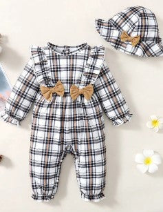 Piper plaid romper