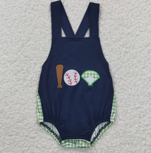 Billy baseball romper