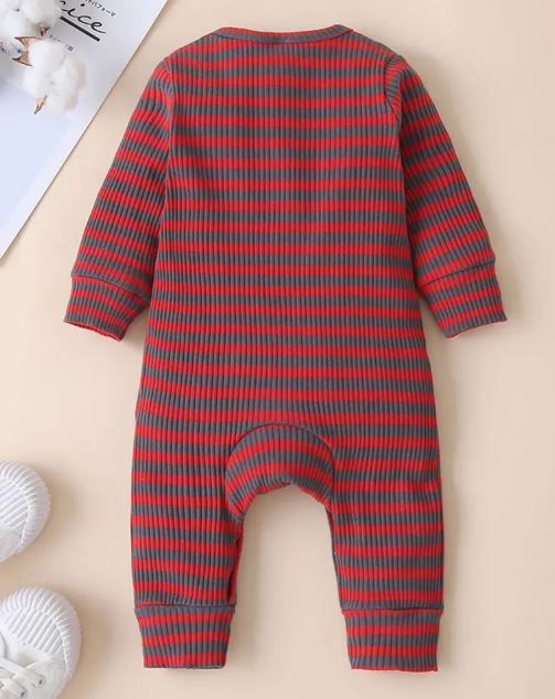 Boys striped romper