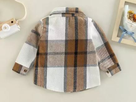 Tan unisex shacket