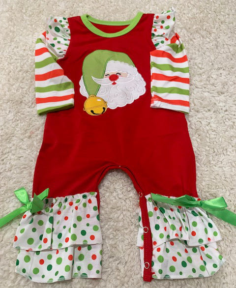 Girls Santa Romper