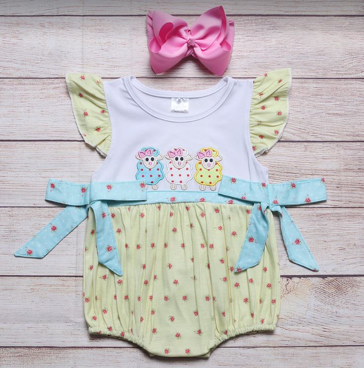 Lil Bo Peep lamb romper