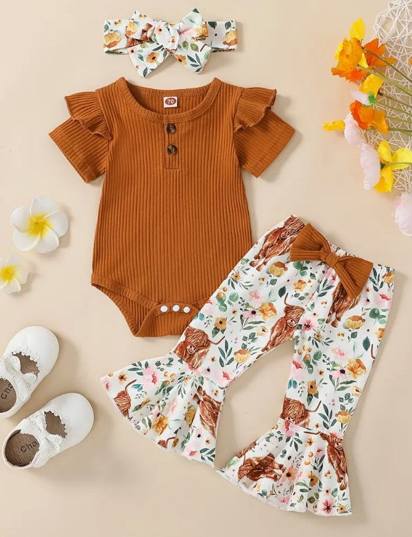 Matilda Highland cow outfit