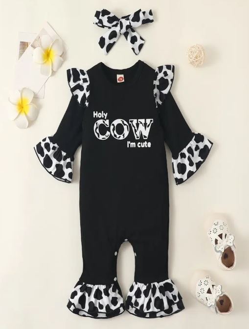 Holy Cow I'm Cute romper