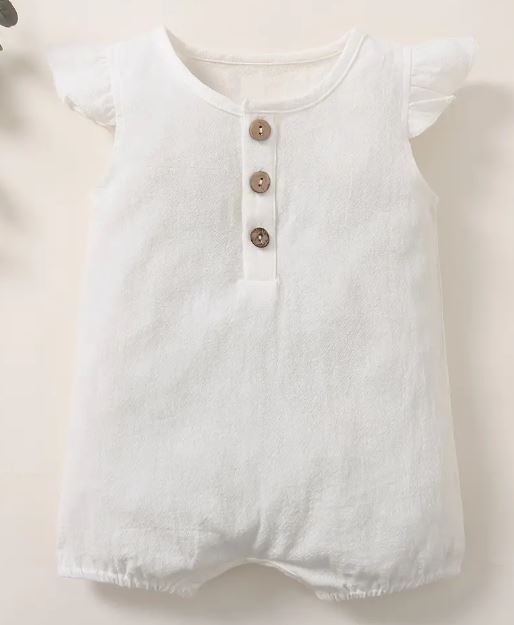 Mindy short sleeve romper