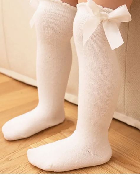 Eva knee socks with bows