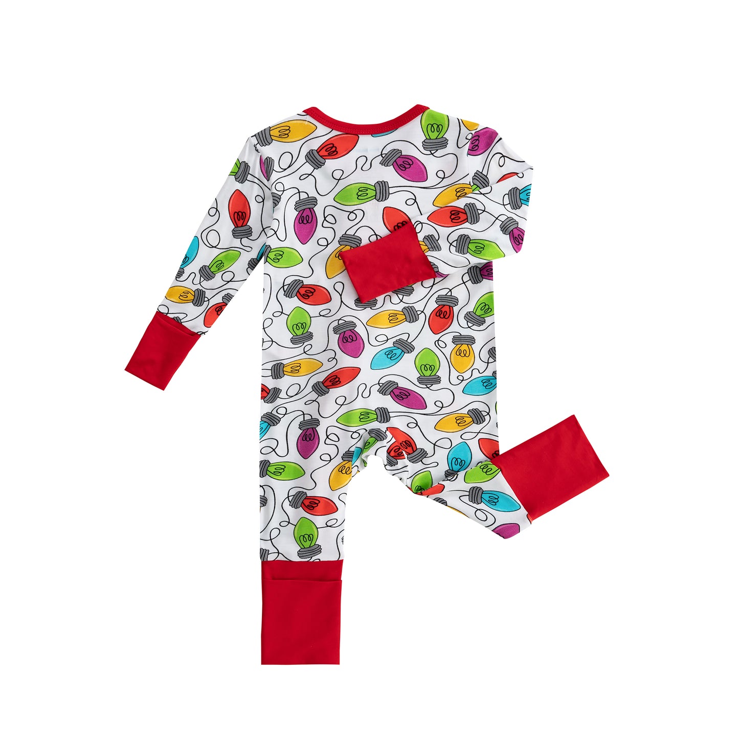 Christmas Lights Bamboo Baby Sleeper