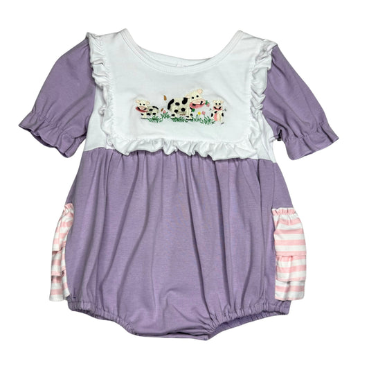 Molly Purple Cow Romper