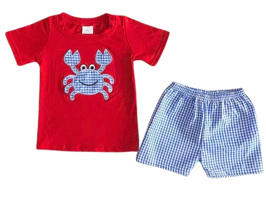 Blue Crab Short Set