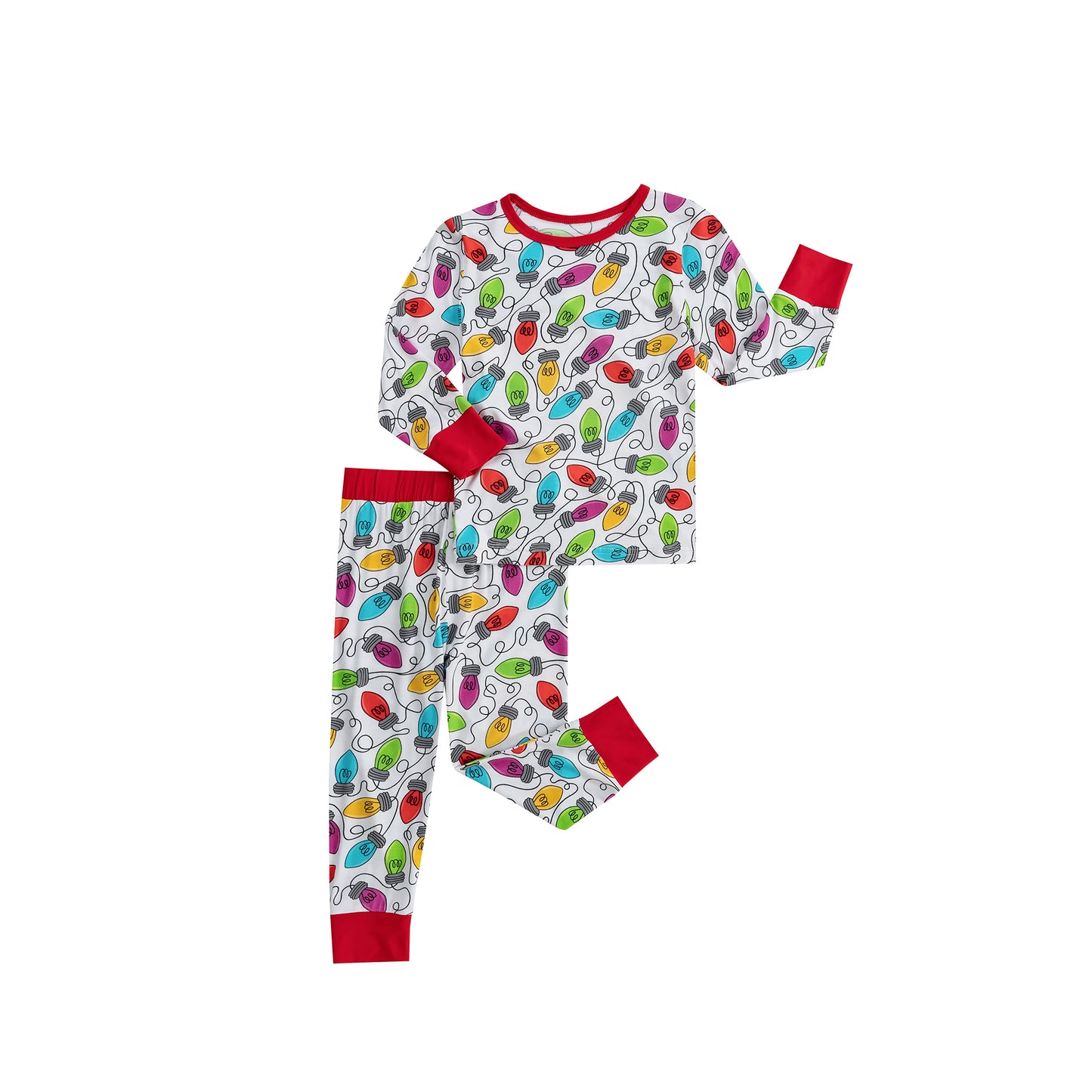 Christmas Lights Bamboo Children's 2 pc Pajamas