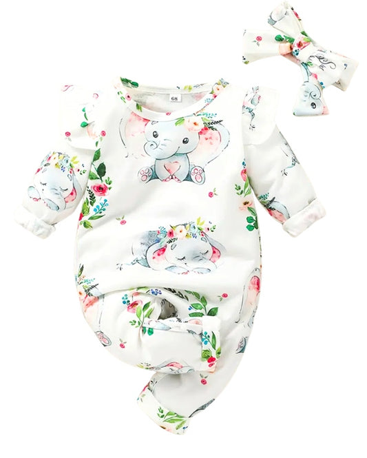 Ellie elephant romper