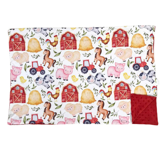 Down On The Farm Baby Blanket