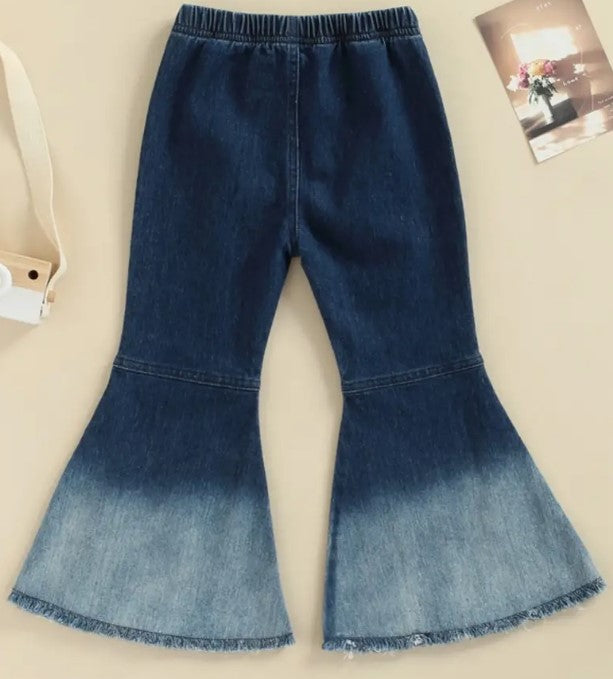 Ombre girls jeans