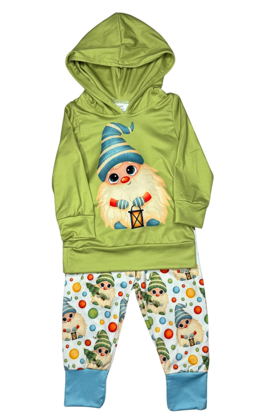 Christmas Gnome Boys 2 Piece Set