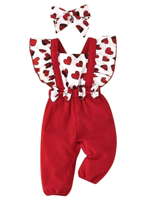 Girls Heart Jumpsuit