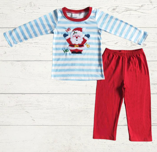 Boys striped Santa outfit