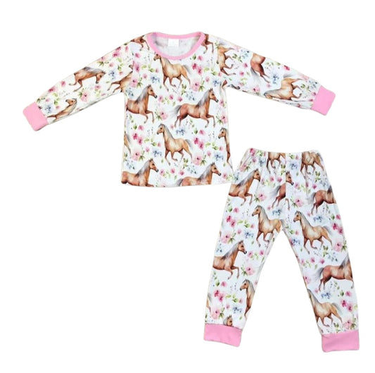 Horse Bamboo 2 pc Pajamas