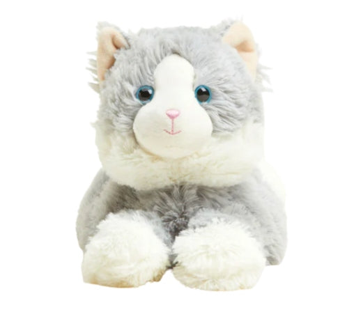 Laying Gray Cat Warmies