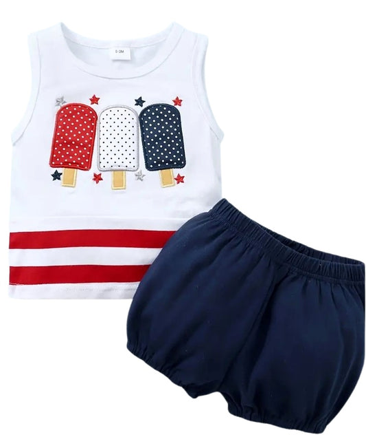 Patriotic Popsicle boys 2 pc