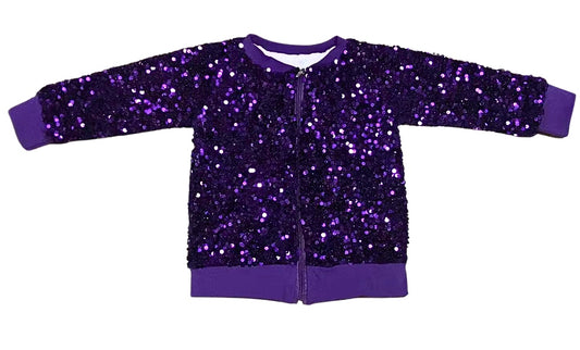 Purple Sequin Jacket